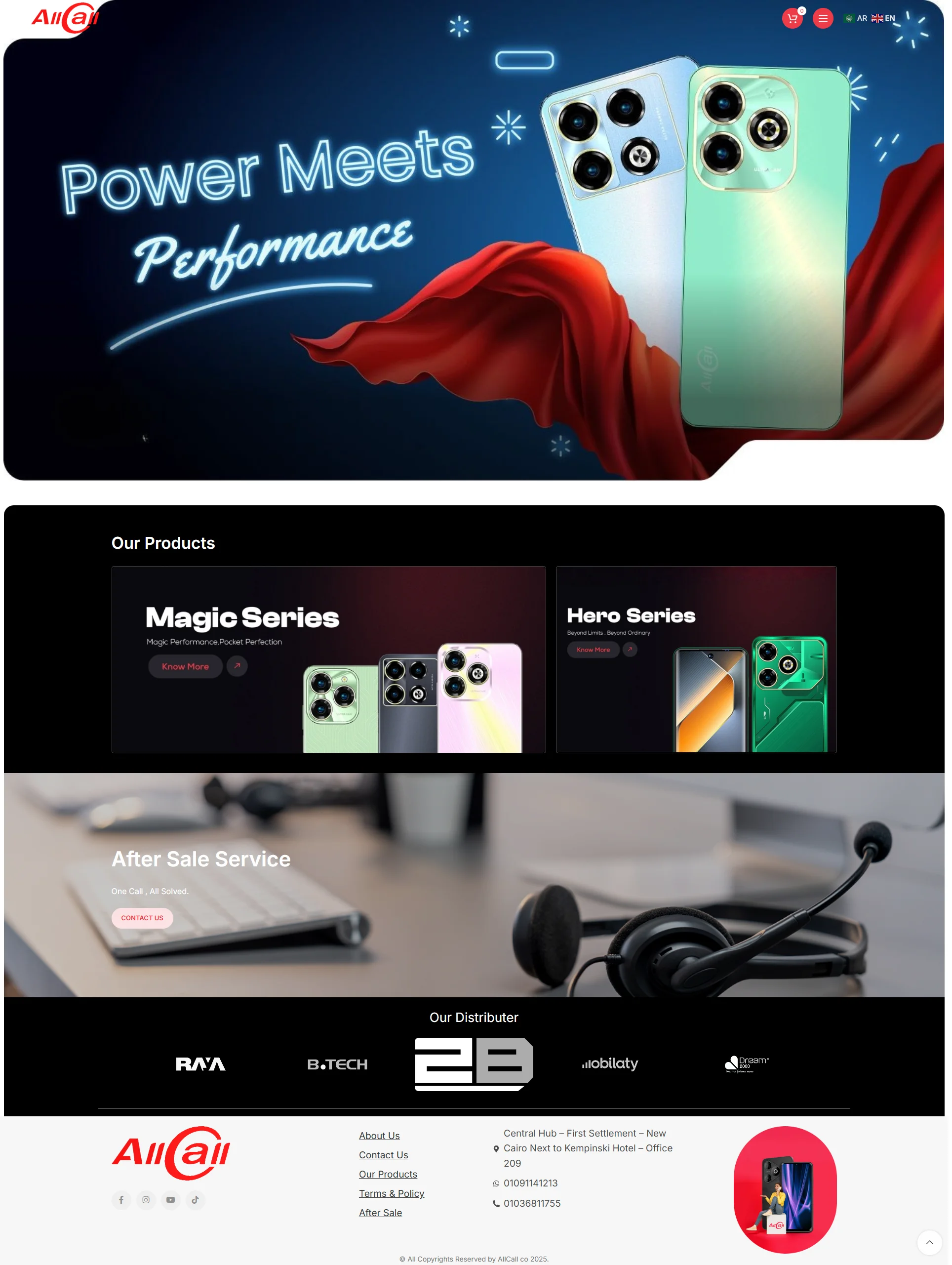 AllCall - E-Commerce & Brand - Dazzle Tech