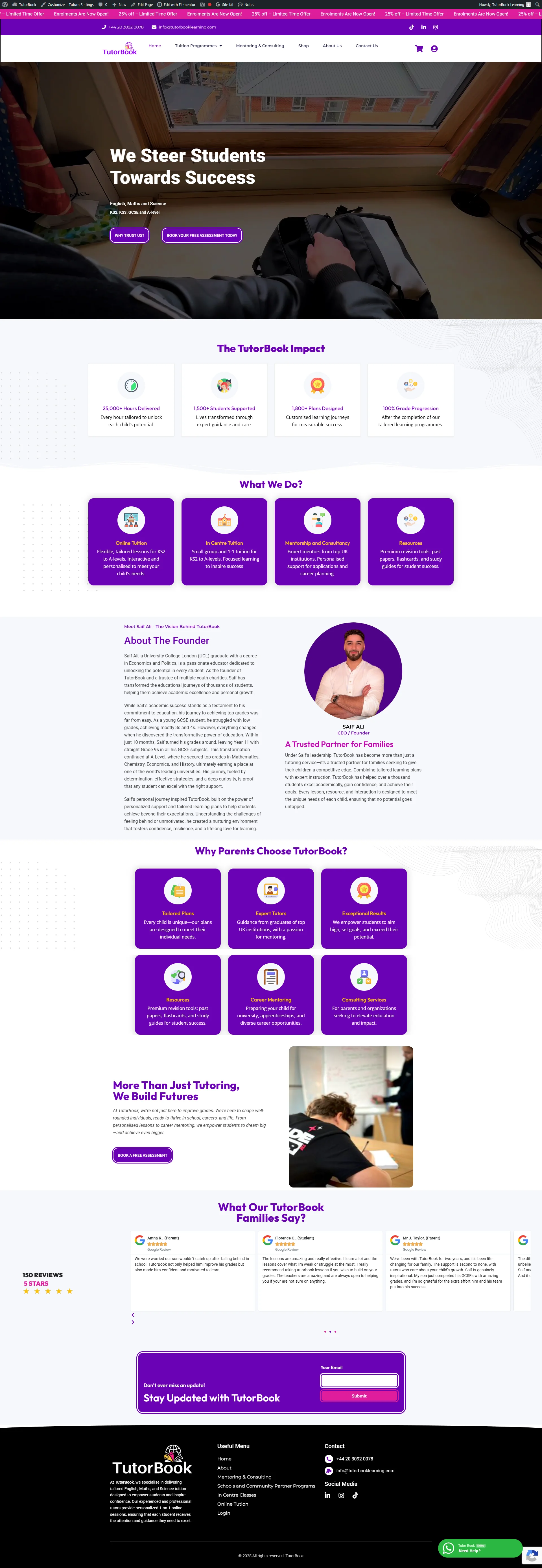 TutorBook Learning - Education Platform - Dazzle Tech